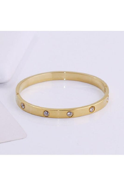 Stainless steel bangle